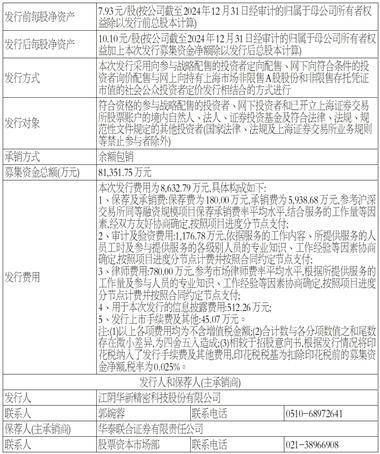 江阴华新精密科技股份有限公司 首次公开发行股票并在主板上市 招股说明书提示性公告